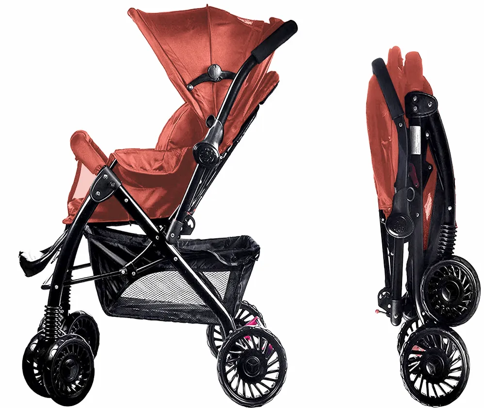 Little Bambino Delux Buddy Baby Stroller Red BW859RD