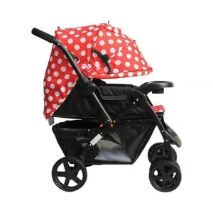 Little Bambino Polka Dot Stroller Red BW817RD