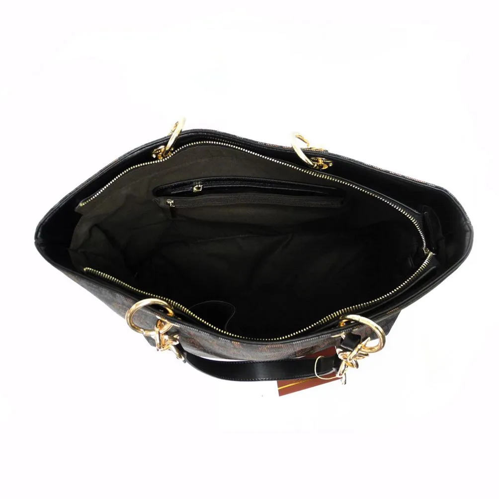 LOEM brand signature Print satchel Bag tote wallet set golden chain Designer ins