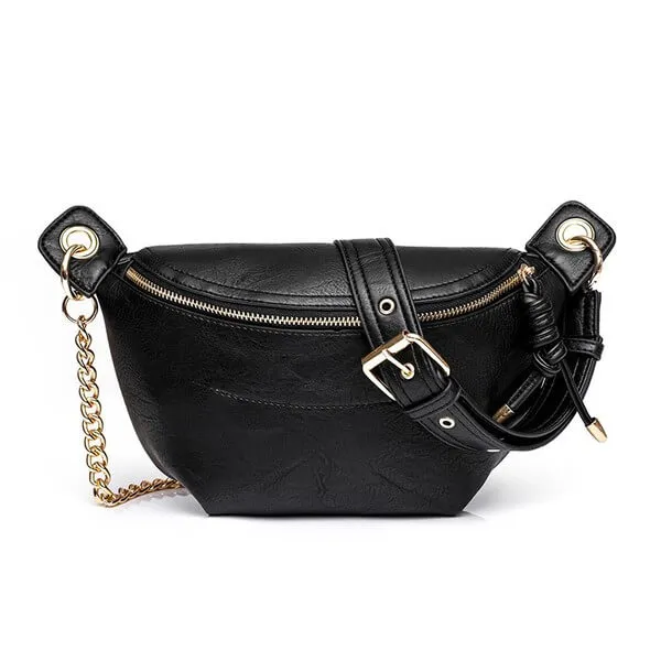 Lorna Convertible Sling Bag- Black