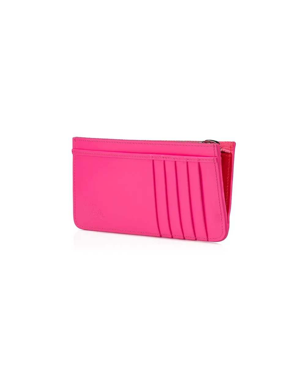 Loubi54 Zipped Card Holder in Pink