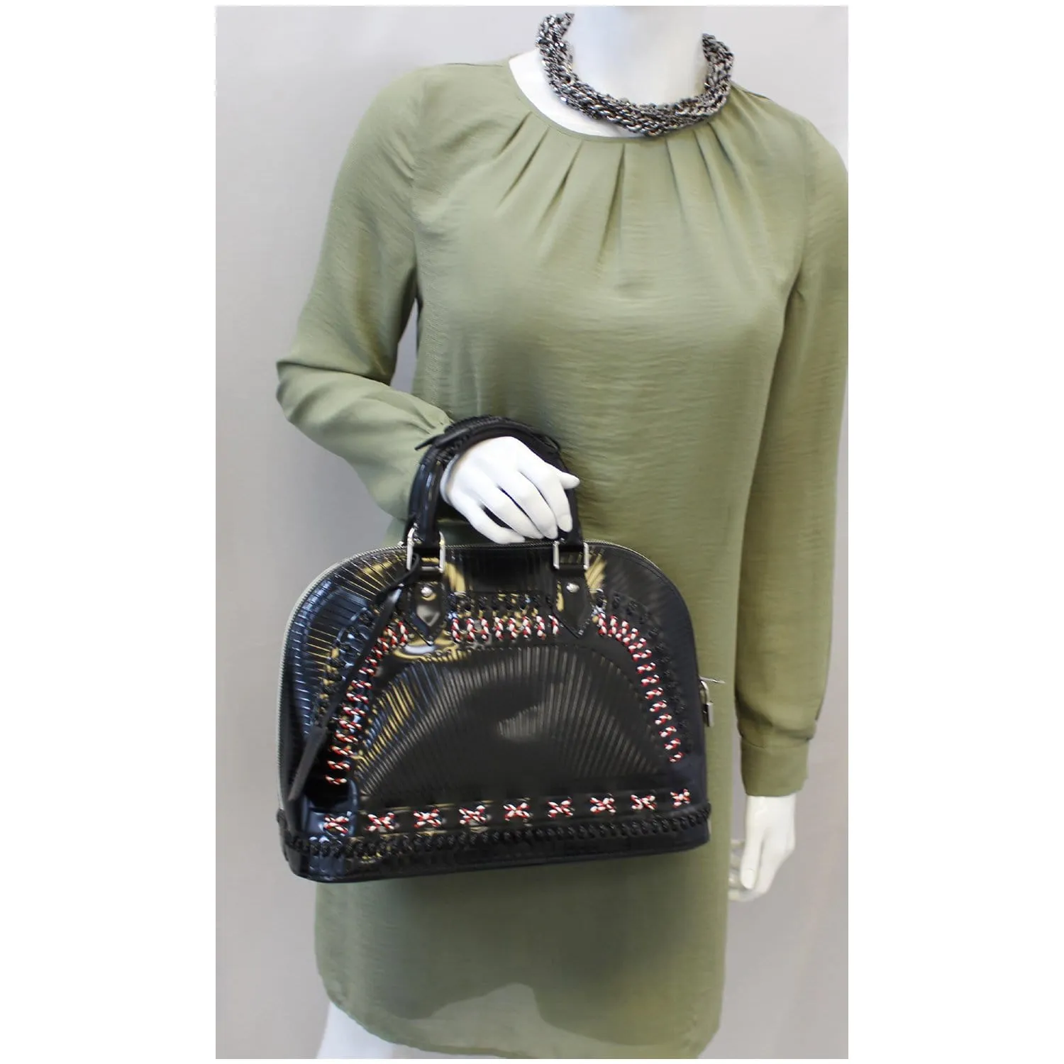 Louis Vuitton Alma PM Samourai Epi Leather Satchel Bag - 25% OFF