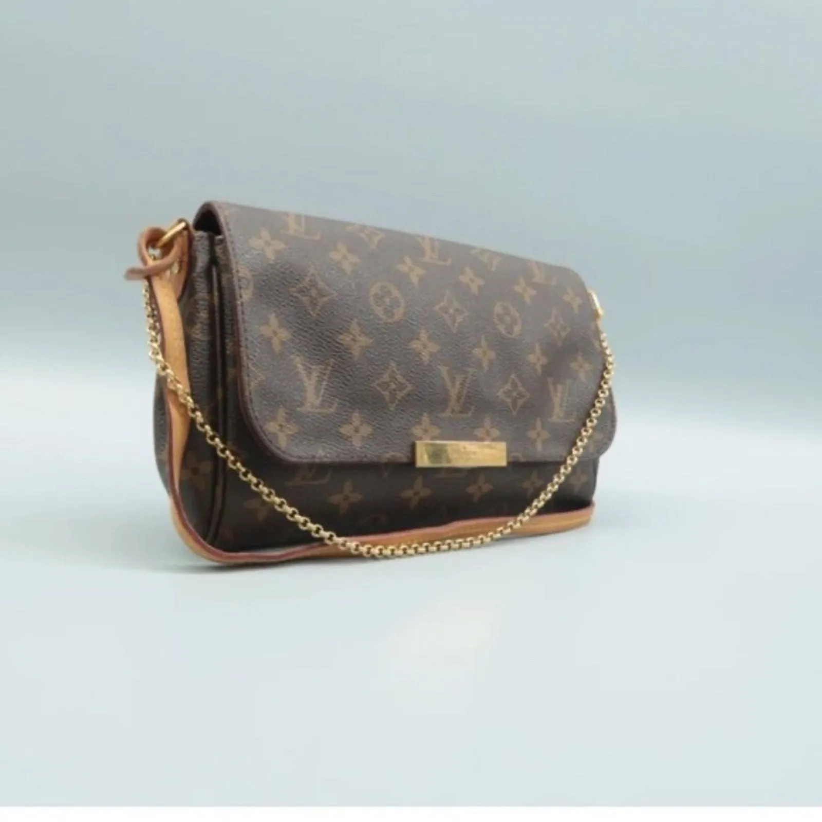 Louis Vuitton Favorite Brown Monogram Canvas Satchel