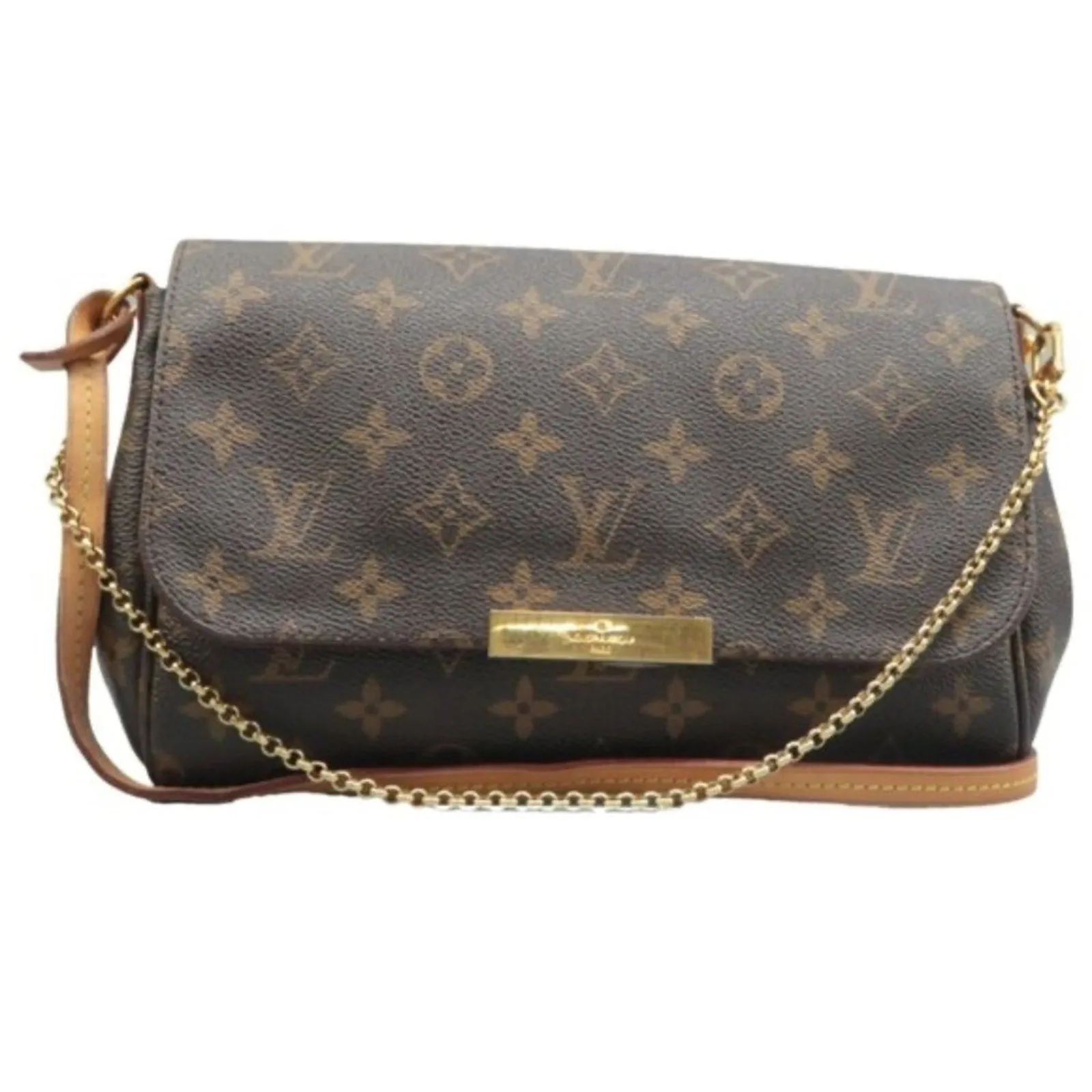 Louis Vuitton Favorite Brown Monogram Canvas Satchel