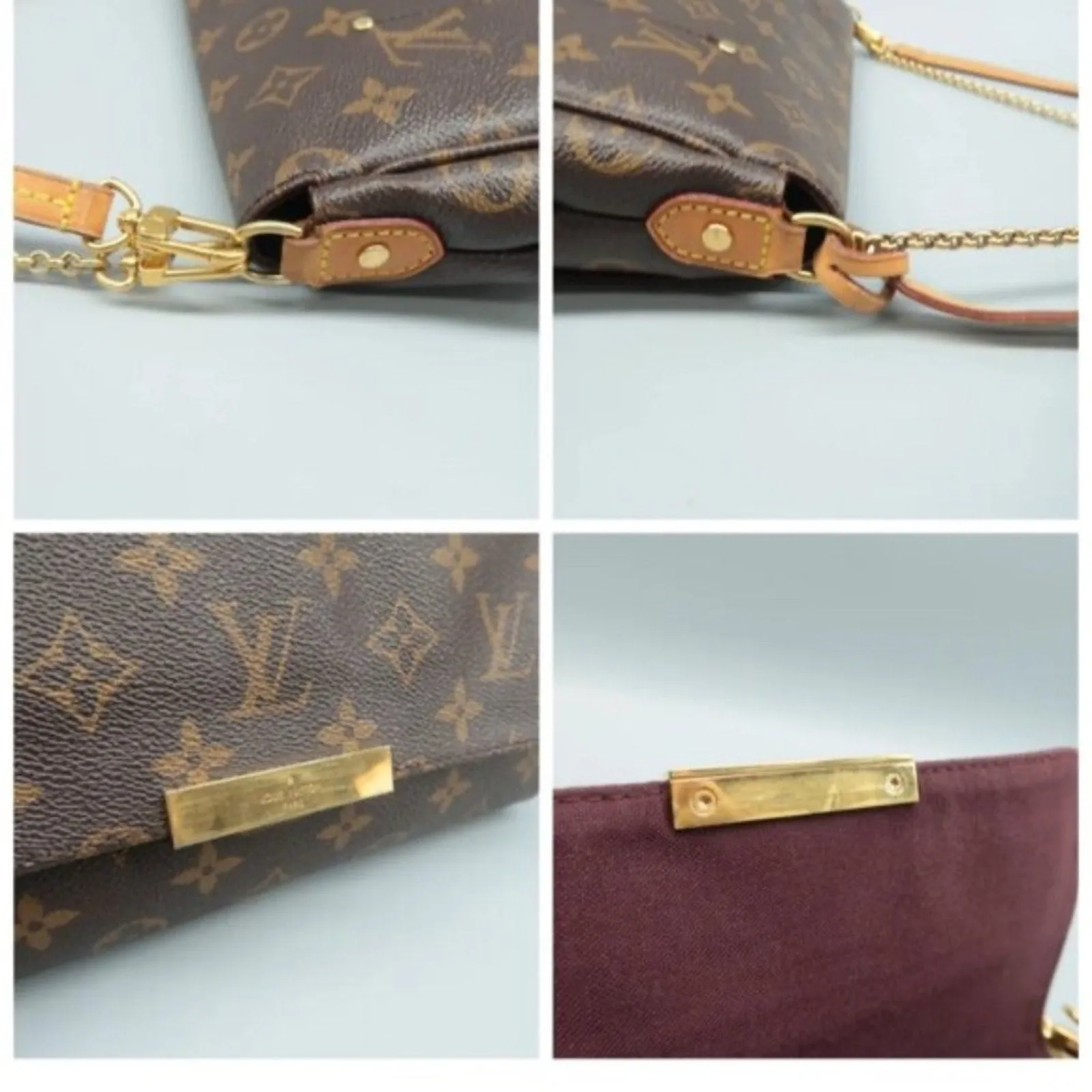 Louis Vuitton Favorite Brown Monogram Canvas Satchel