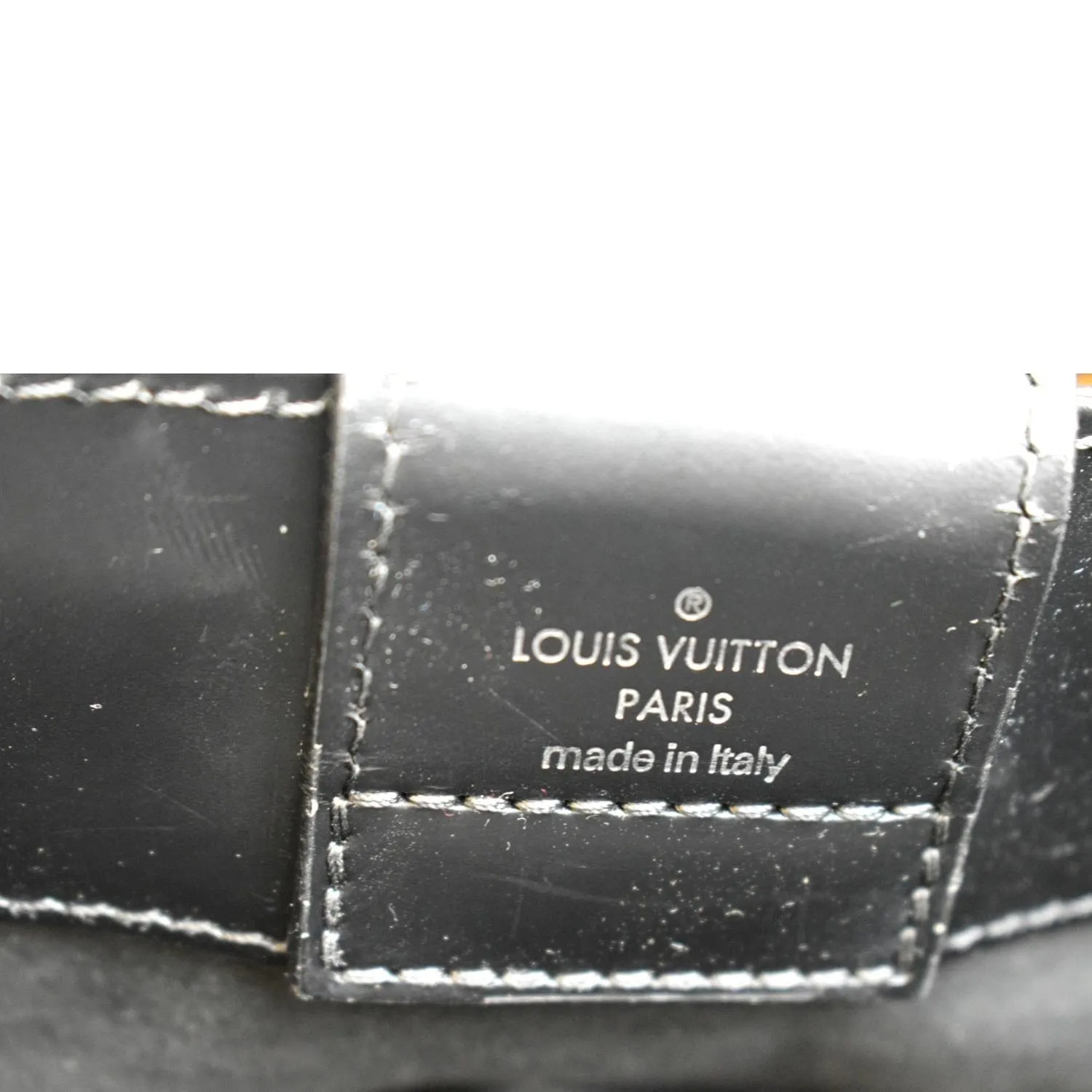 LOUIS VUITTON Kleber Epi Leather Shoulder Bag Black
