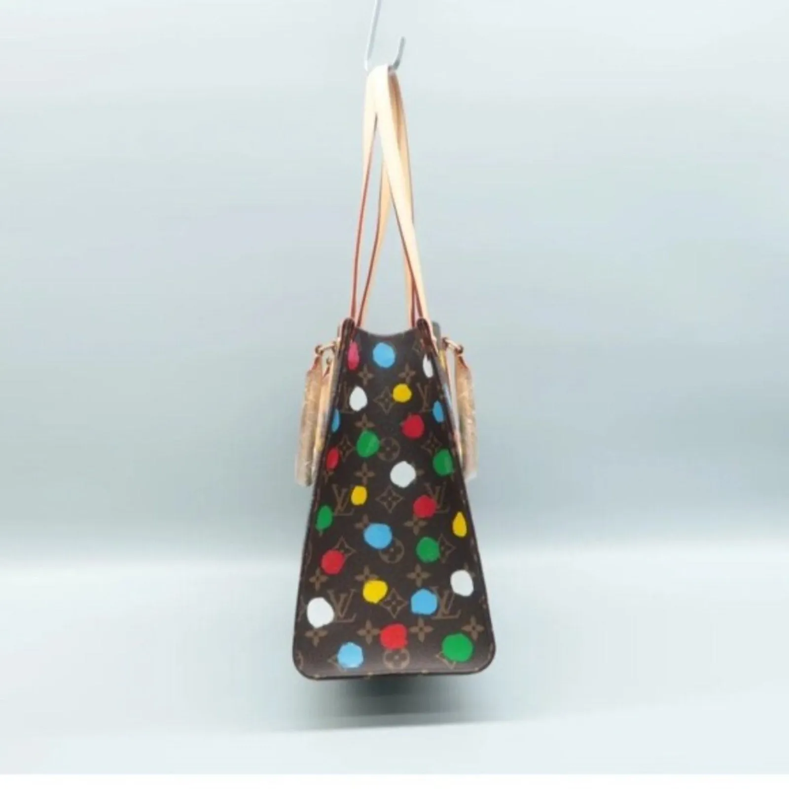 Louis Vuitton Onthego Multicolor Yayoi Kusama Monogram Canvas Satchel
