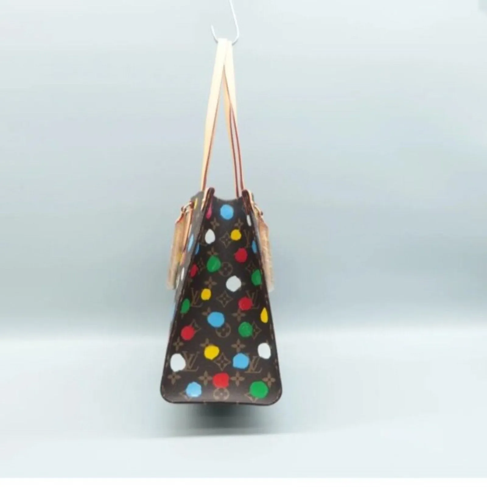 Louis Vuitton Onthego Multicolor Yayoi Kusama Monogram Canvas Satchel