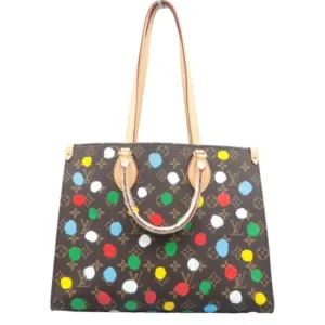 Louis Vuitton Onthego Multicolor Yayoi Kusama Monogram Canvas Satchel