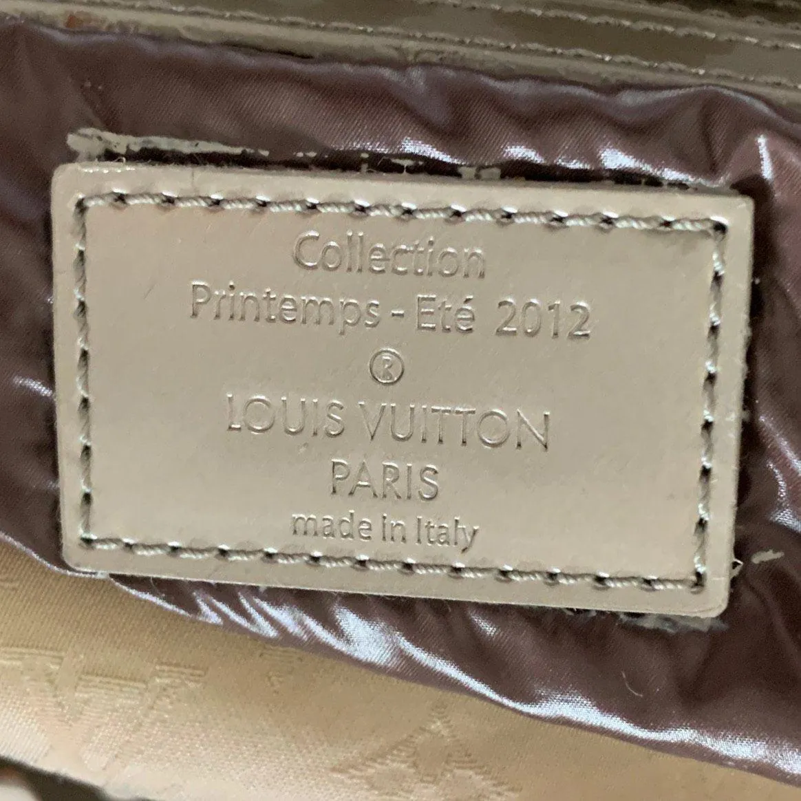 Louis Vuitton Silver Metallic Basket Bag