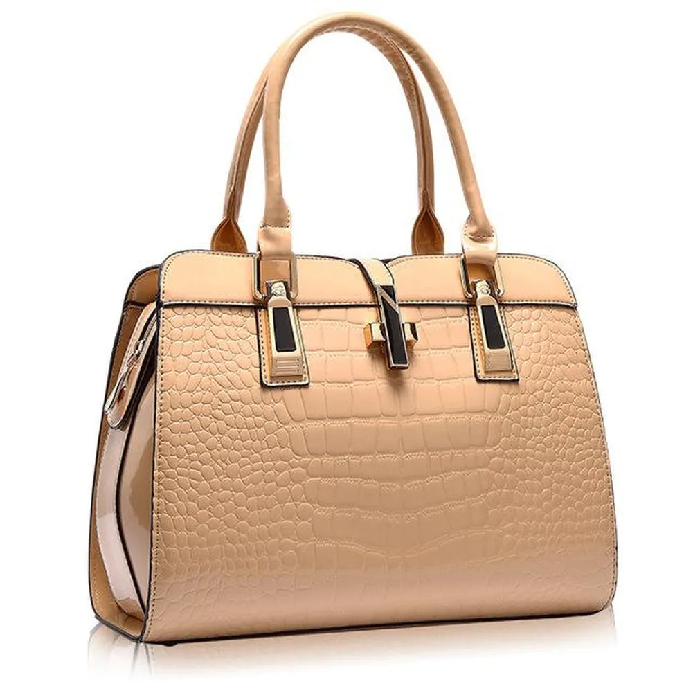 <bold>Top-Handle / Crossbody Bag <br>Vegan-Leather