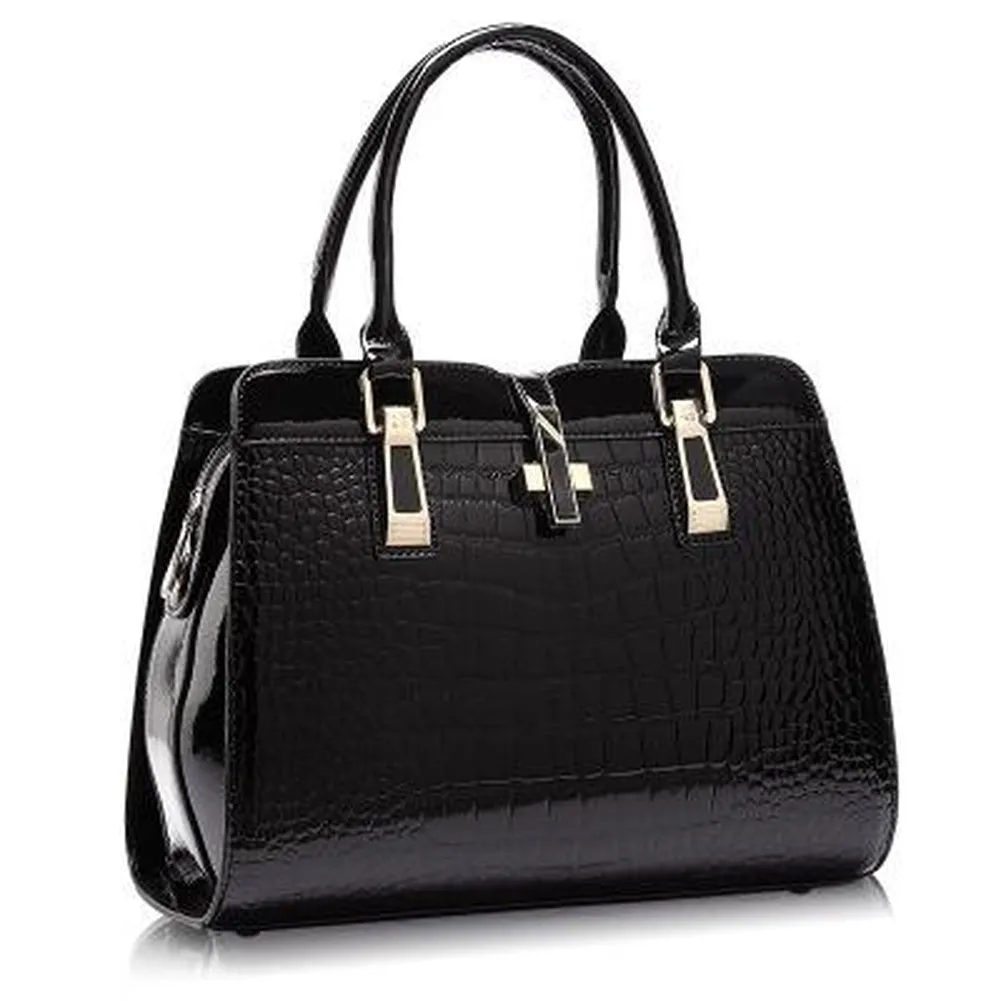 <bold>Top-Handle / Crossbody Bag <br>Vegan-Leather