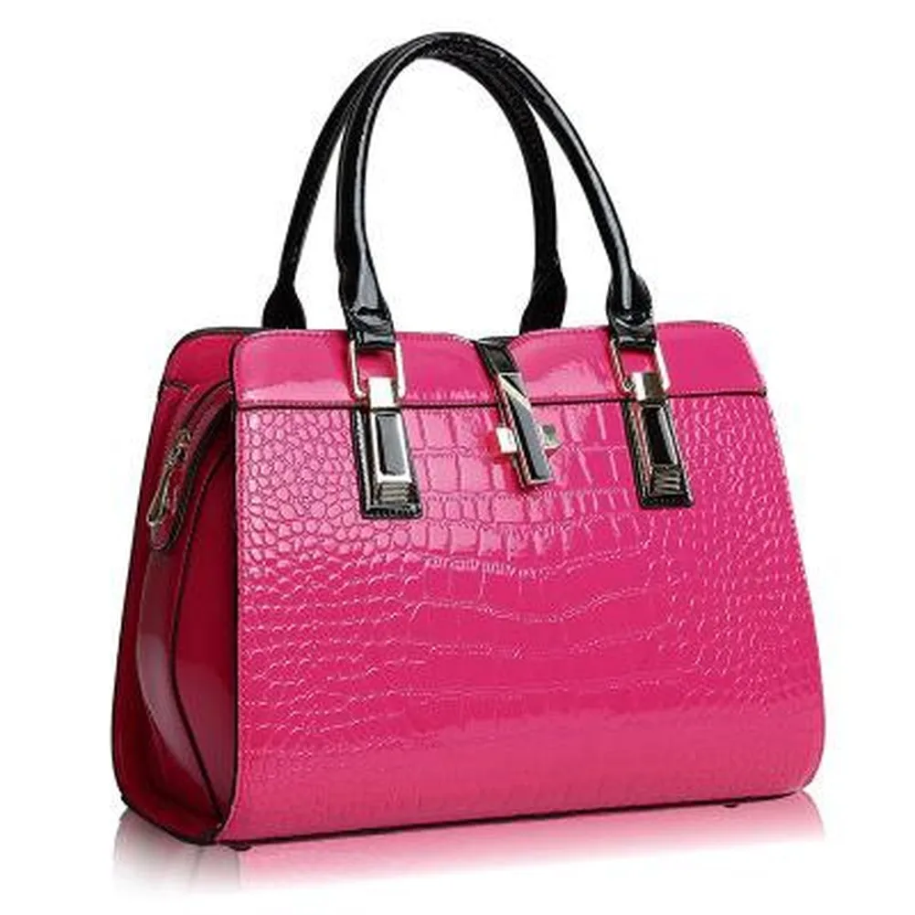 <bold>Top-Handle / Crossbody Bag <br>Vegan-Leather