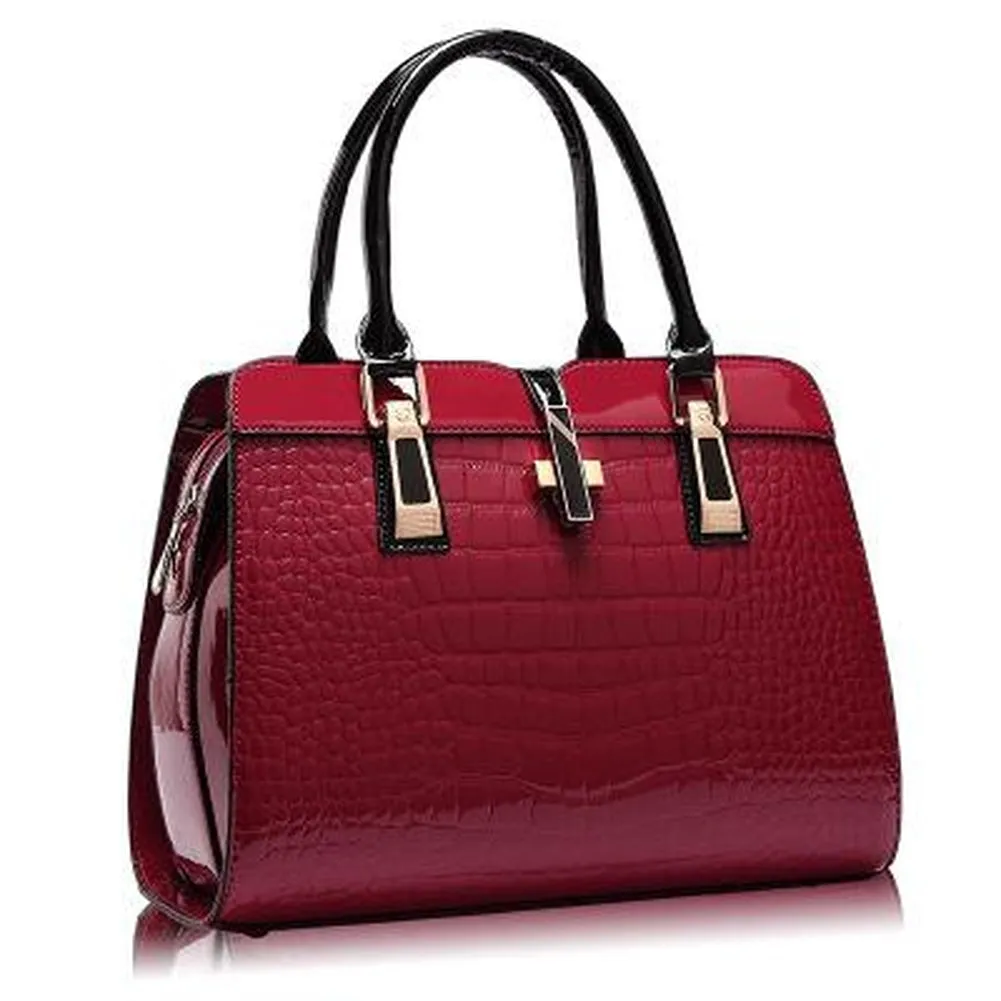 <bold>Top-Handle / Crossbody Bag <br>Vegan-Leather