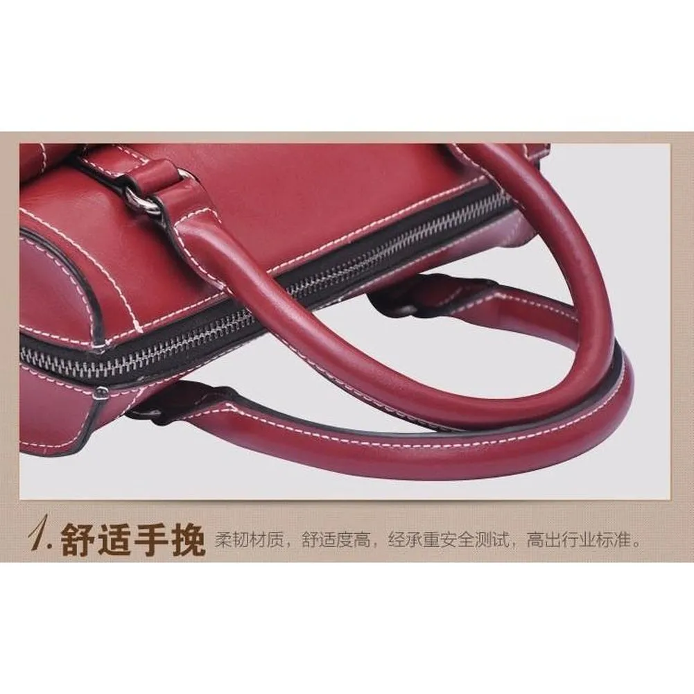 <bold>Top-Handle / Messenger Bag <br>Genuine-Leather