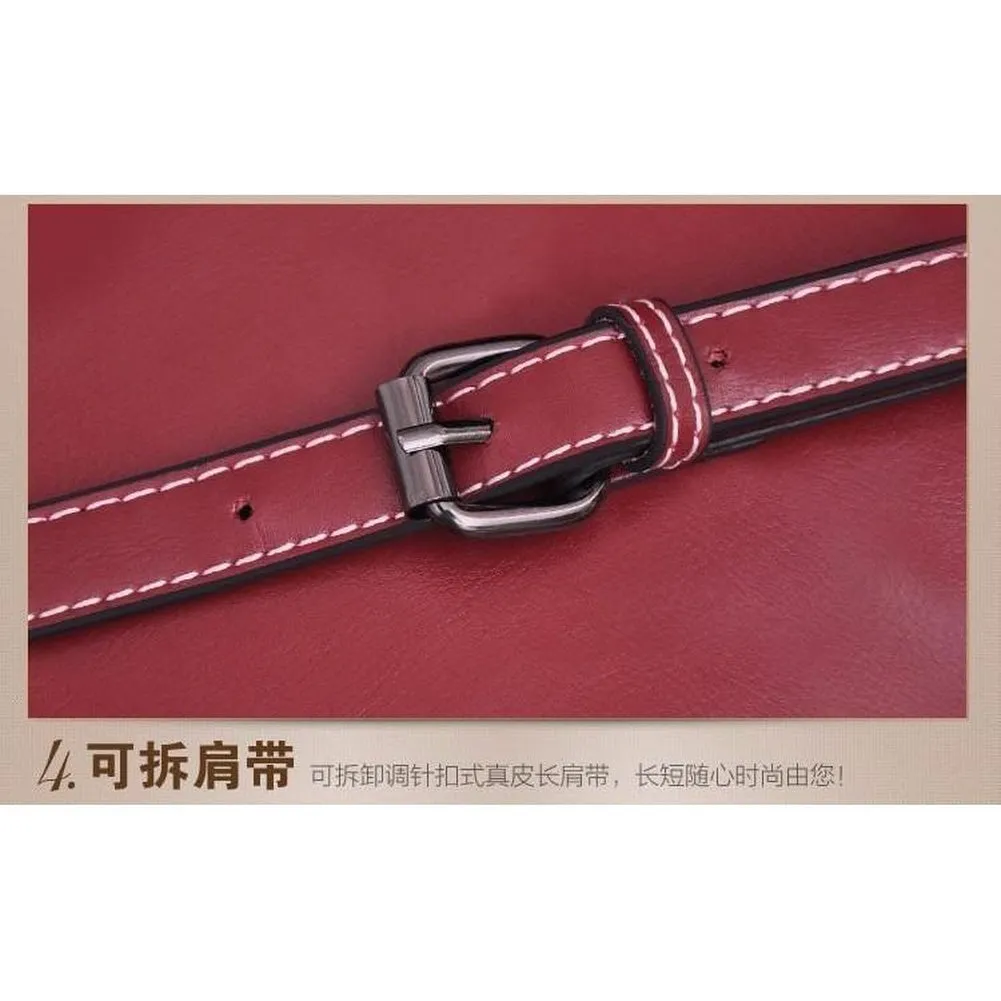 <bold>Top-Handle / Messenger Bag <br>Genuine-Leather