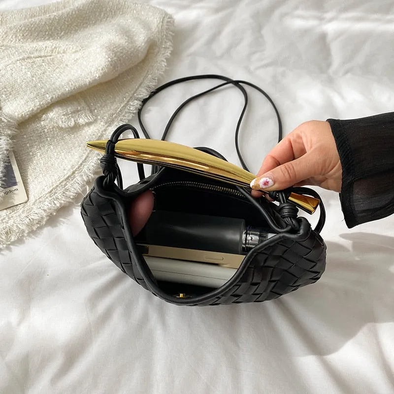 Mairi Woven Golden Bar Mini Tote