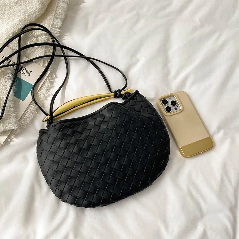 Mairi Woven Golden Bar Mini Tote