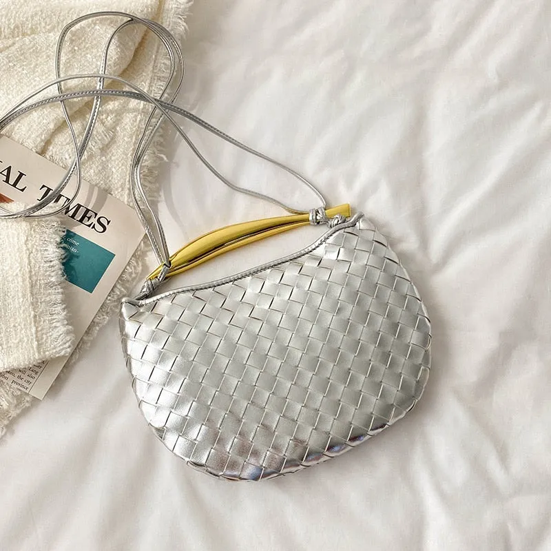 Mairi Woven Golden Bar Mini Tote