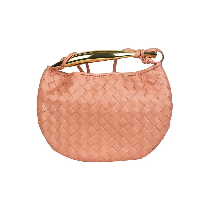 Mairi Woven Golden Bar Mini Tote