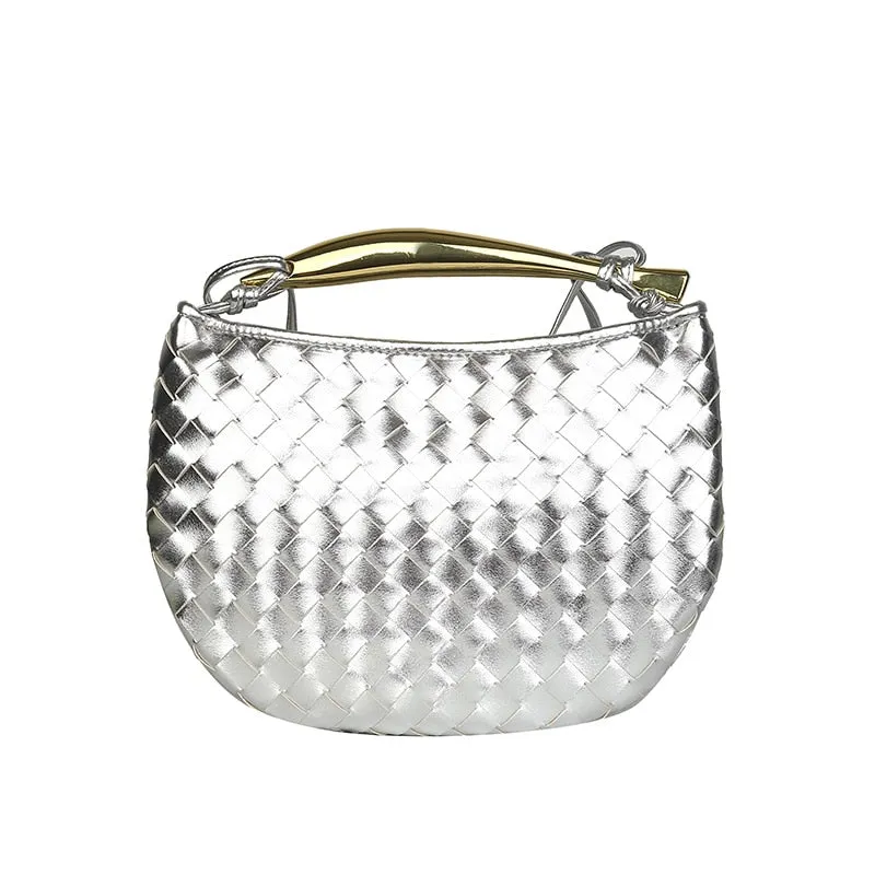 Mairi Woven Golden Bar Mini Tote