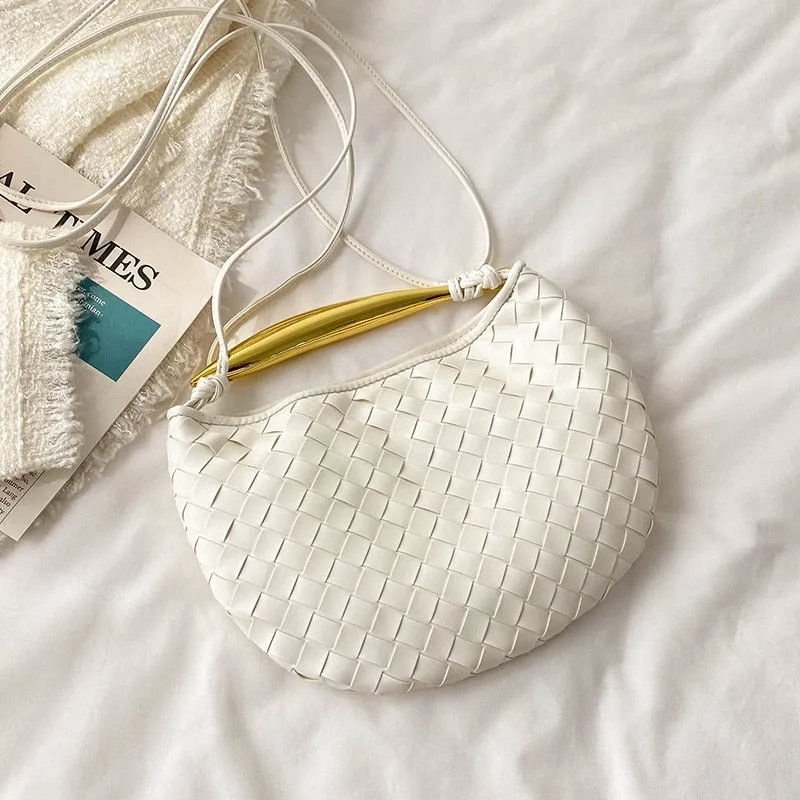 Mairi Woven Golden Bar Mini Tote