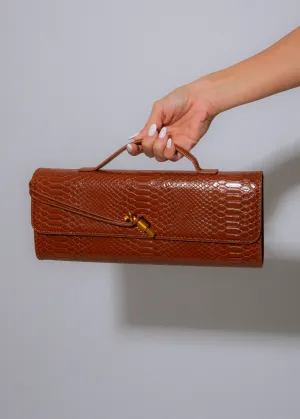 Making Boss Moves Handbag Brown