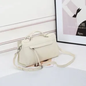 Maniska Supple Leather Top Handle Satchel