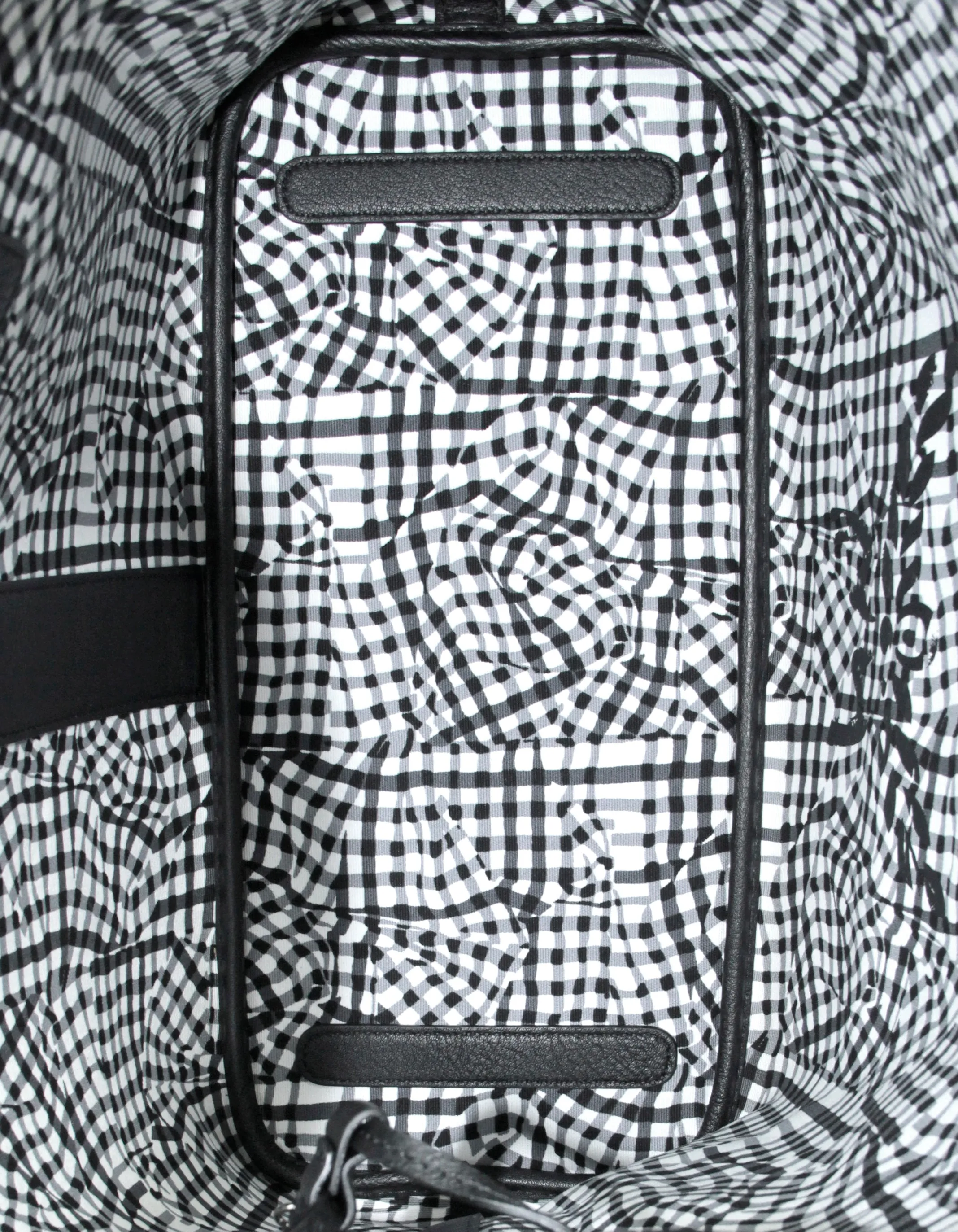 MCM Black Visetos Large Liz Reversible Shopper Tote Bag