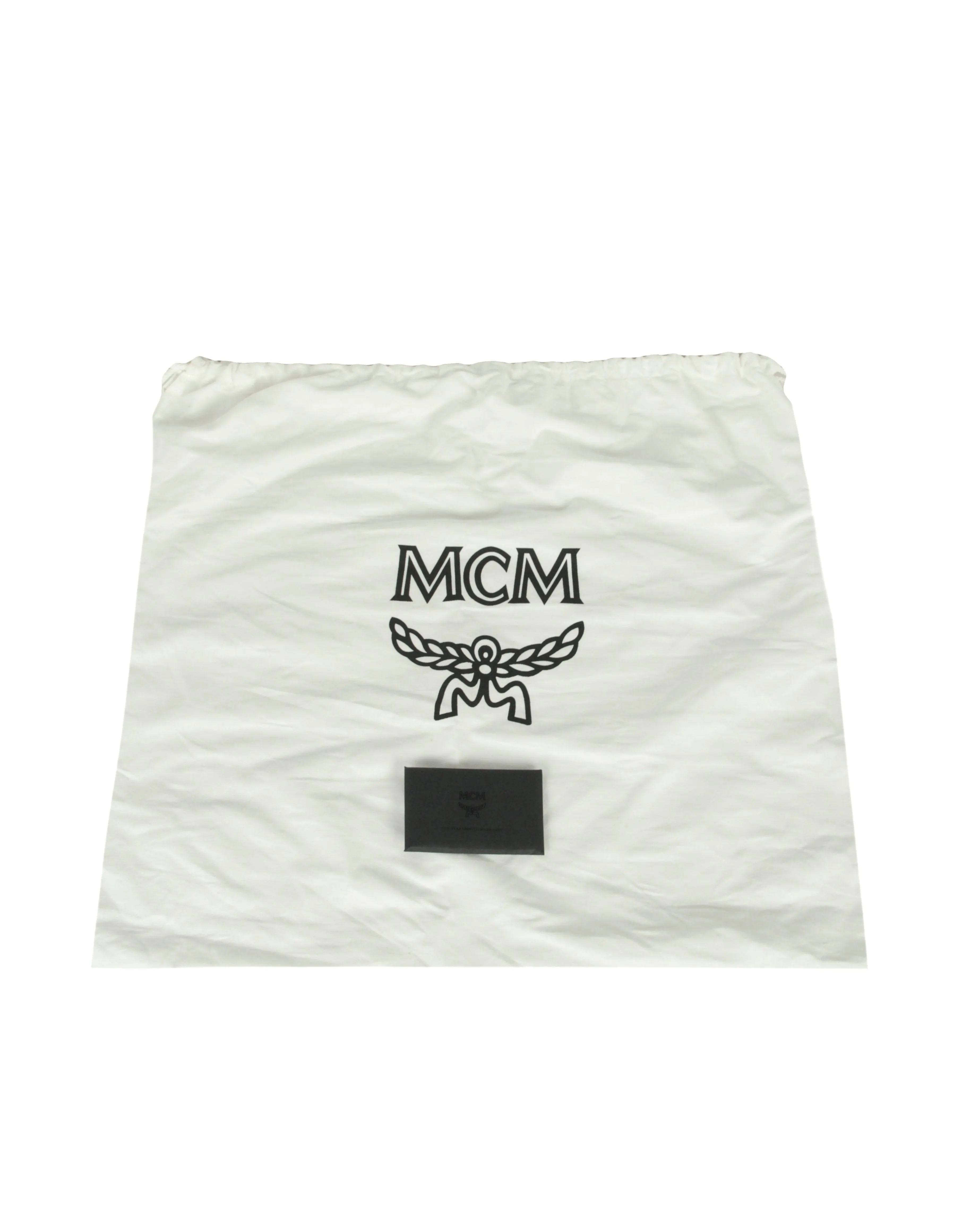MCM Black Visetos Large Liz Reversible Shopper Tote Bag