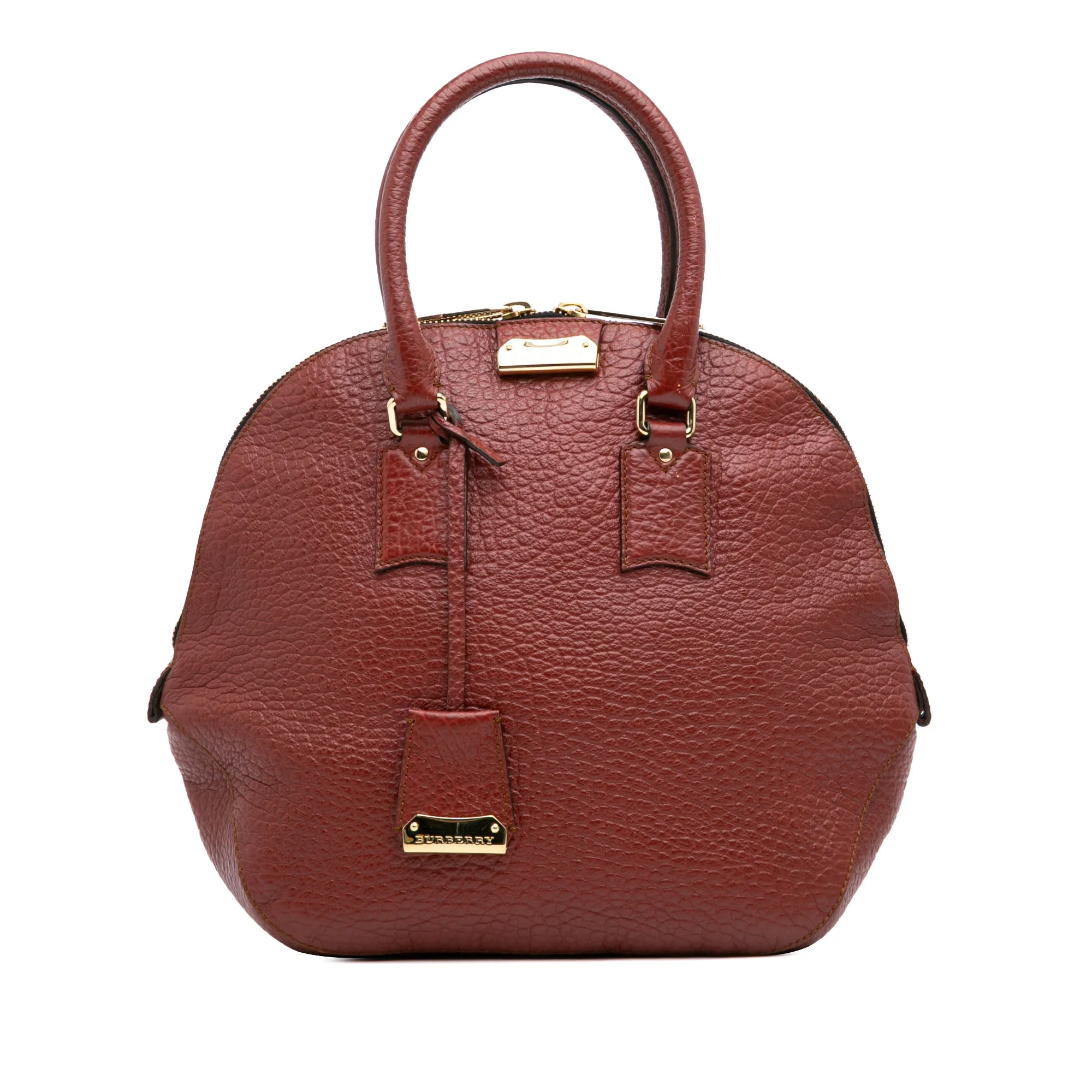 Medium Grained Calfskin Heritage Orchard Bowling Bag