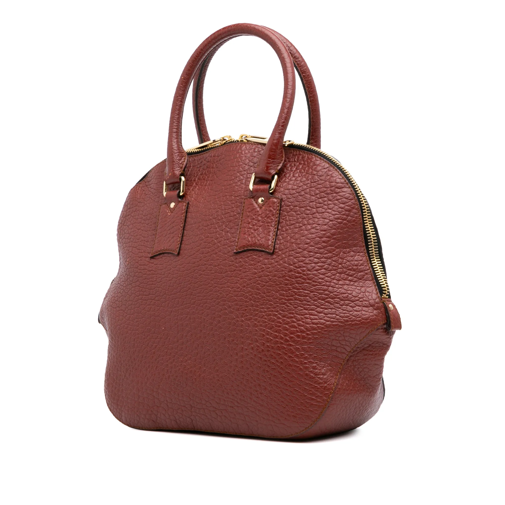 Medium Grained Calfskin Heritage Orchard Bowling Bag