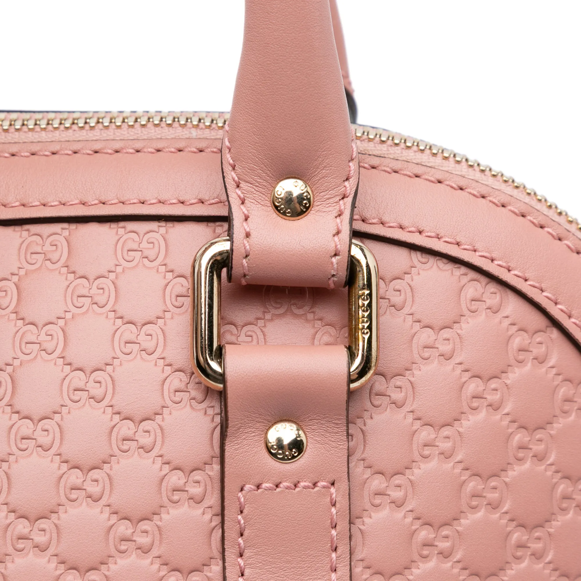 Medium Microguccissima Dome Satchel