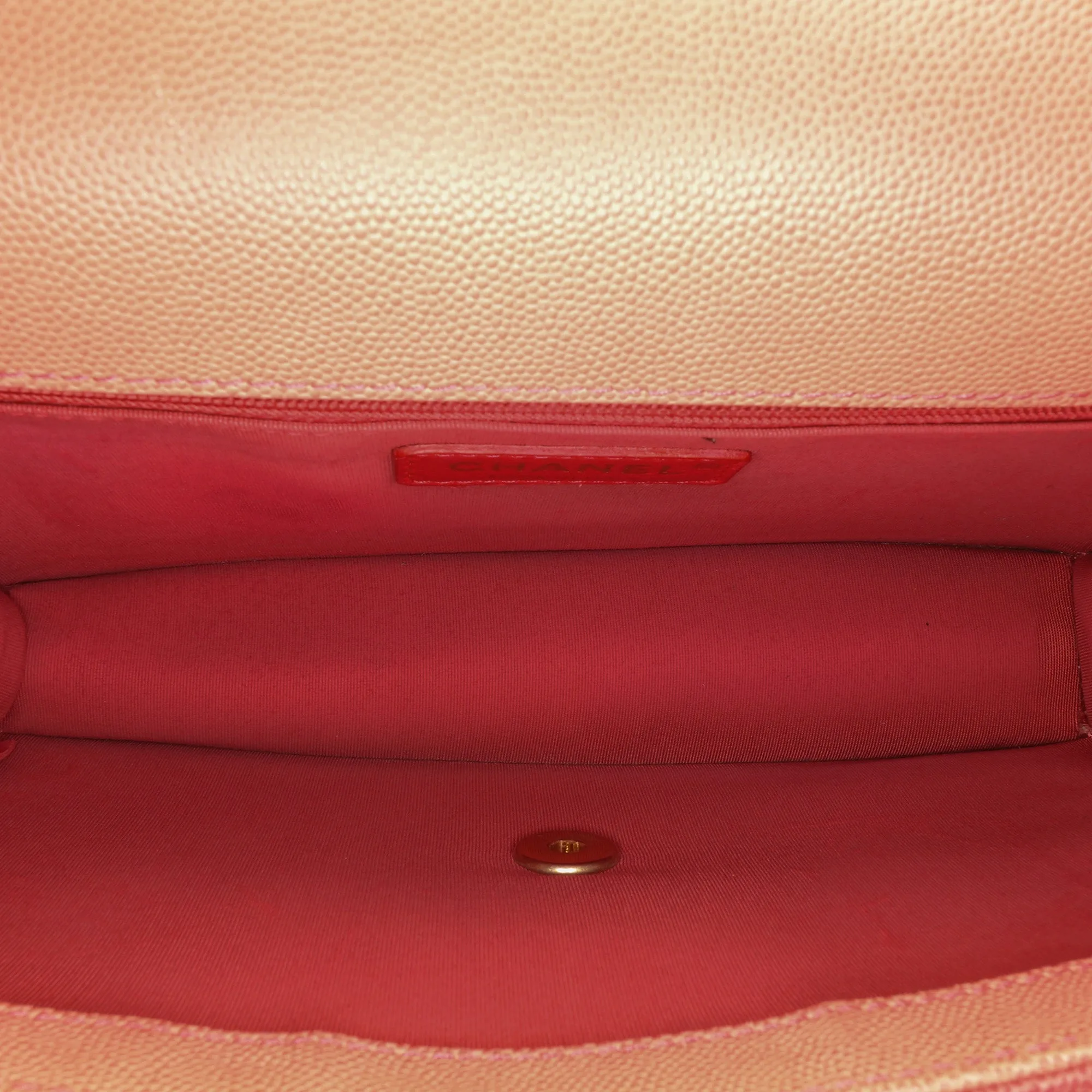 Medium Quilted Caviar Sunset On The Sea Flap