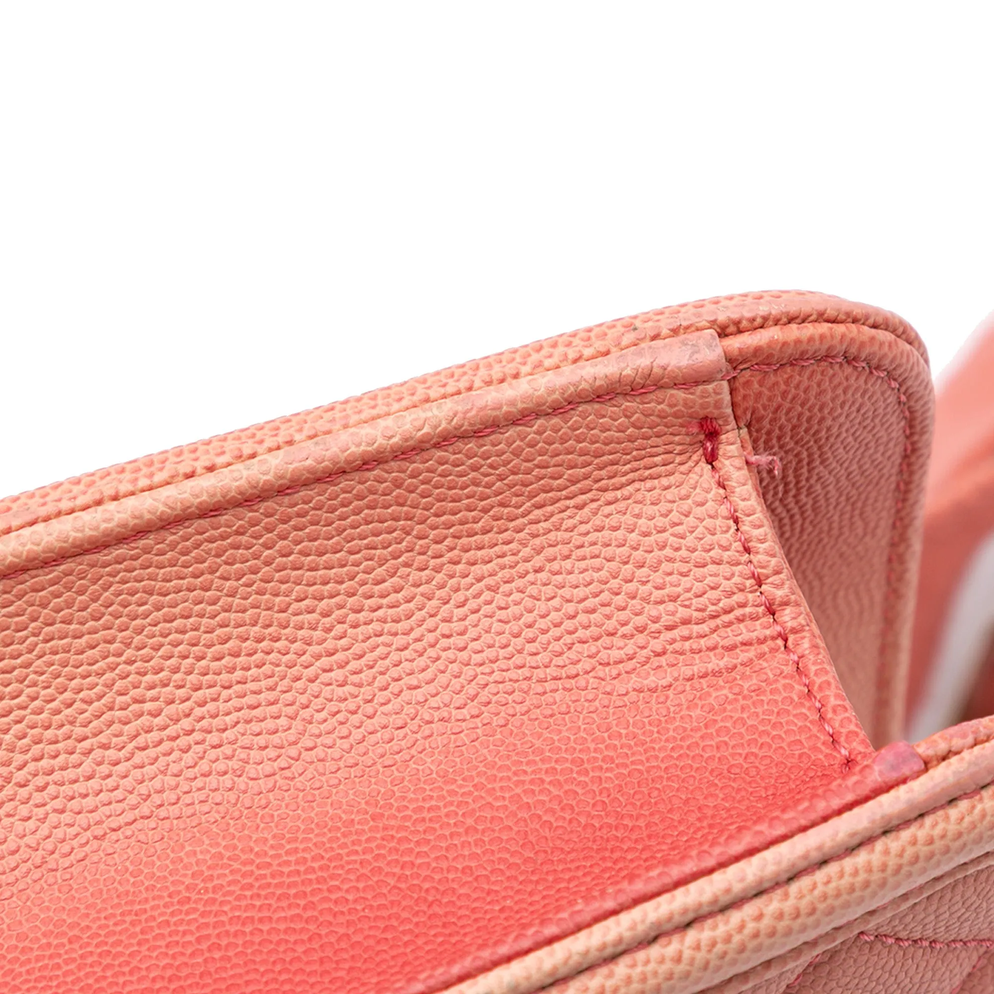 Medium Quilted Caviar Sunset On The Sea Flap