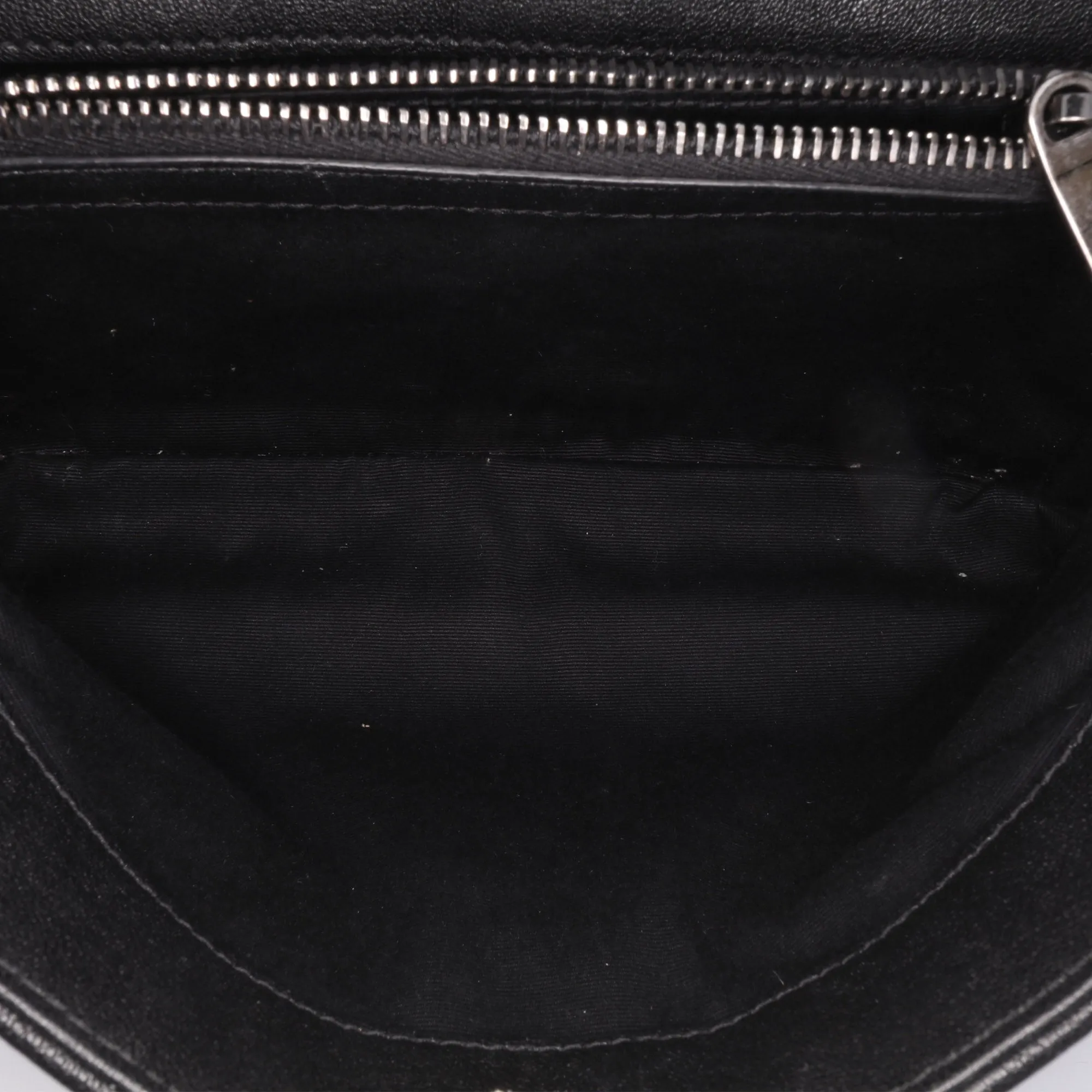 Medium Quilted Chevron Sheepskin College Satchel