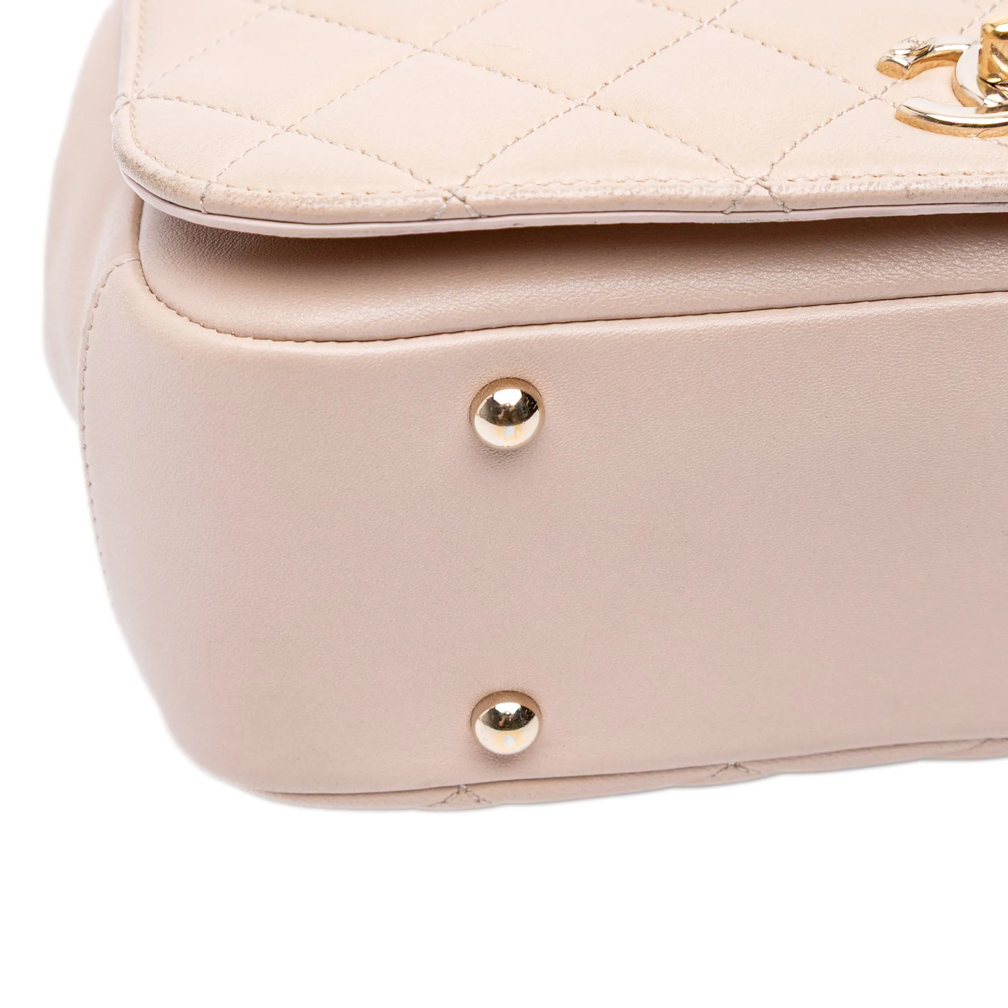 Medium Quilted Lambskin Carry Chic Flap