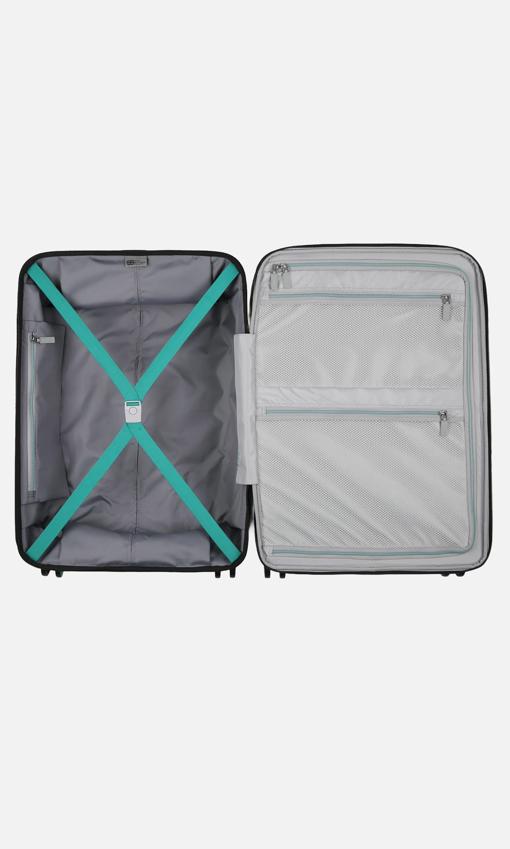 Medium Suitcase in Teal - Lincoln