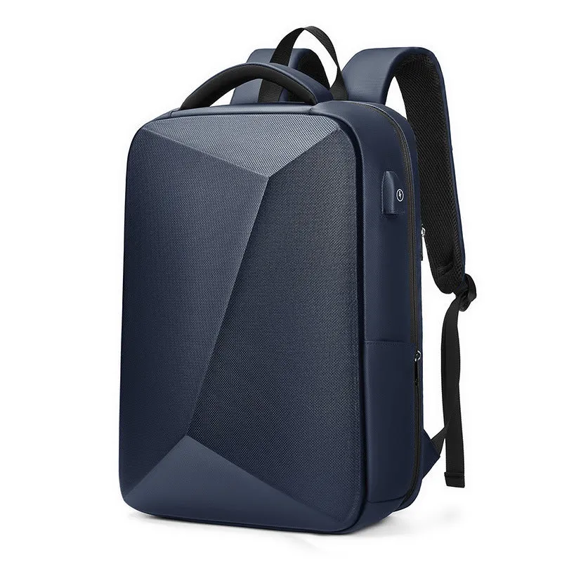 Men's Hard Shell Can Expand Business Computer Backpacks