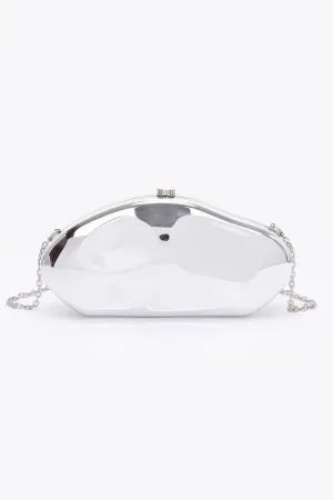 Metallic Plastic Party Clutch