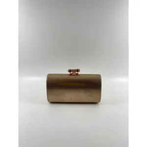 Metallic Rose Gold Clutch