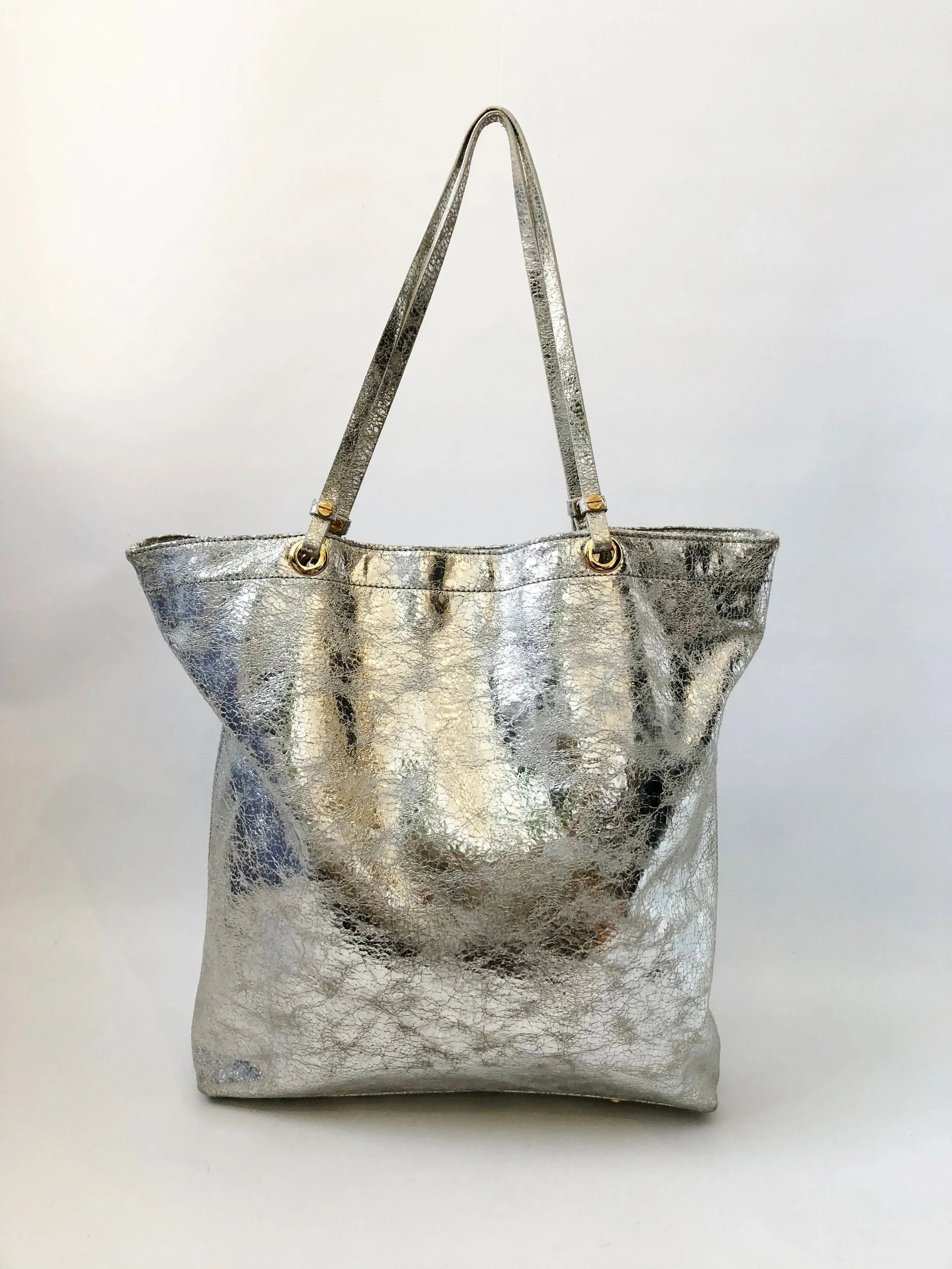Metallic Tote
