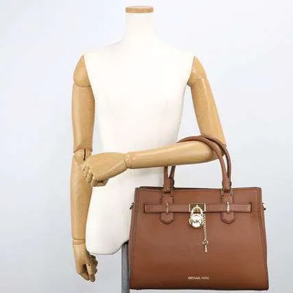 M.I.C.H.A.E.L. Hamilton Small Leather Satchel
