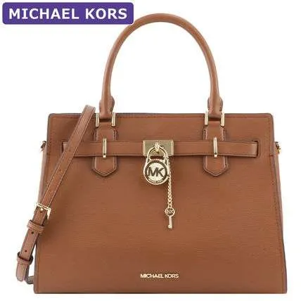 M.I.C.H.A.E.L. Hamilton Small Leather Satchel