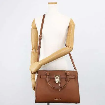 M.I.C.H.A.E.L. Hamilton Small Leather Satchel
