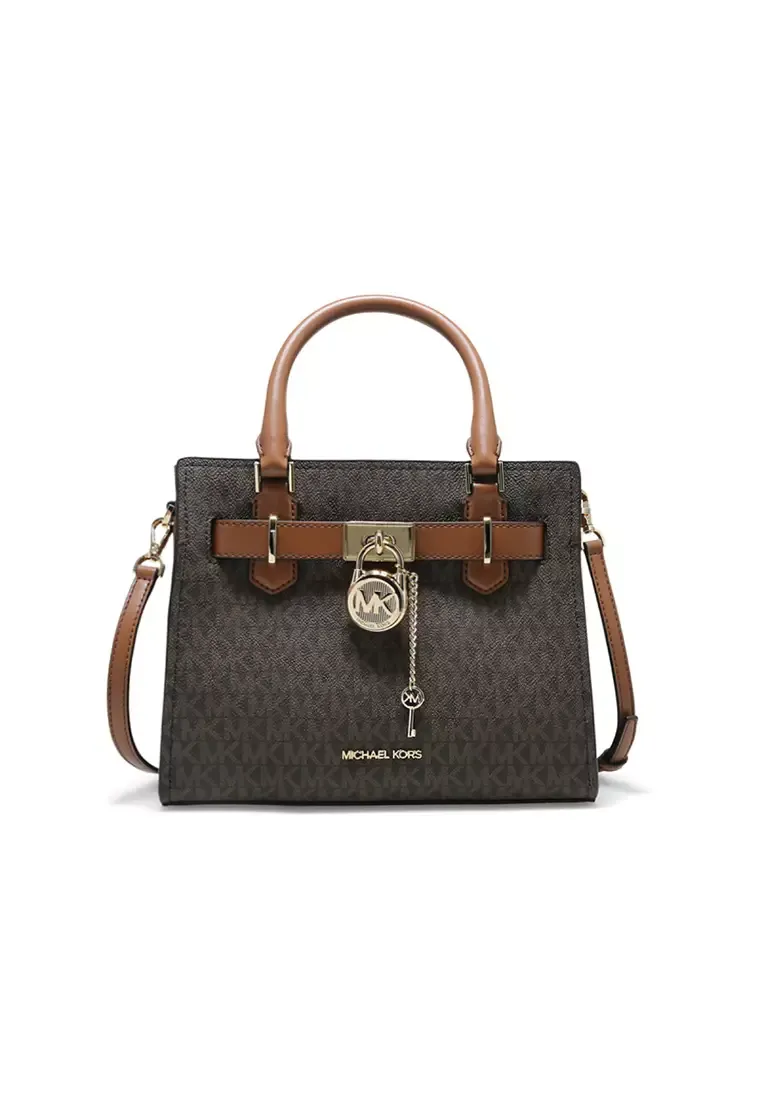M.I.C.H.A.E.L K.O.R.S HAMILTON SMALL SATCHEL SHOULDER CROSSBODY BAG