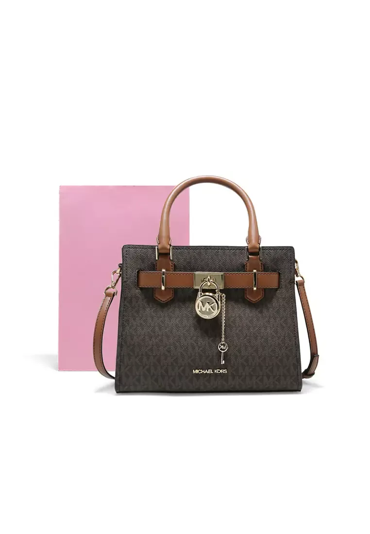 M.I.C.H.A.E.L K.O.R.S HAMILTON SMALL SATCHEL SHOULDER CROSSBODY BAG