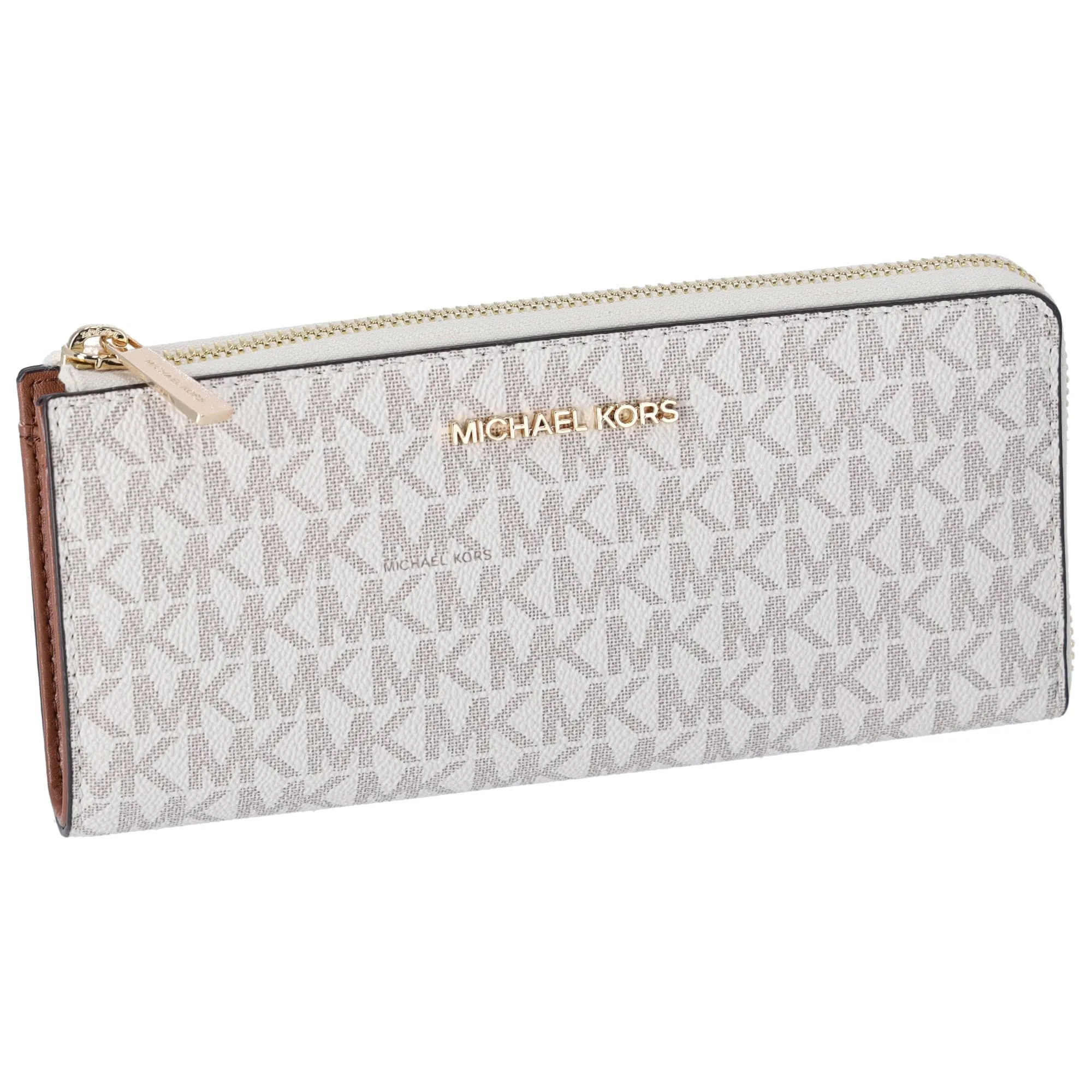 Michael Kors Hyde Large Slouchy Satchel Light Cream Pebbled Leather   Wallet