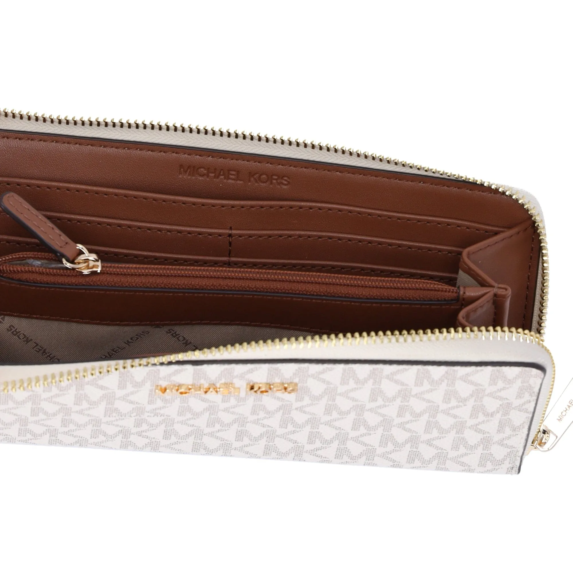 Michael Kors Hyde Large Slouchy Satchel Light Cream Pebbled Leather   Wallet