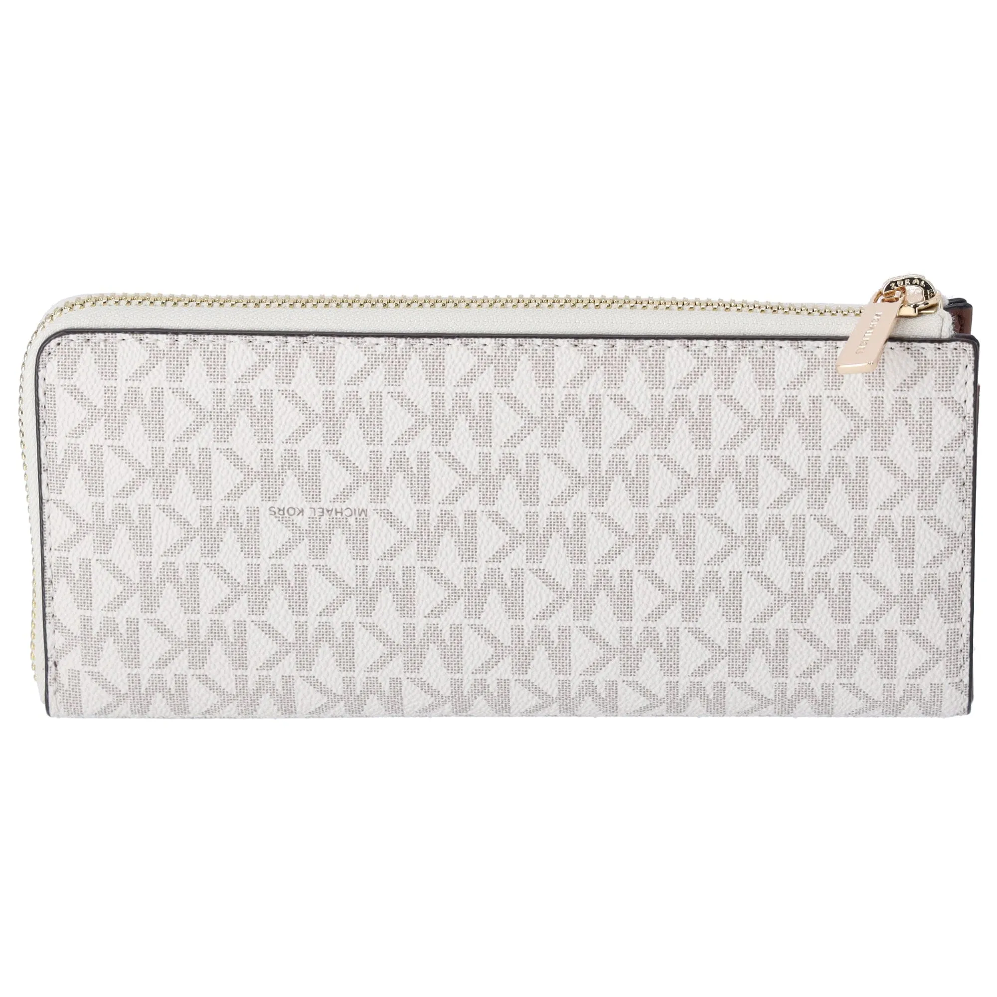 Michael Kors Hyde Large Slouchy Satchel Light Cream Pebbled Leather   Wallet